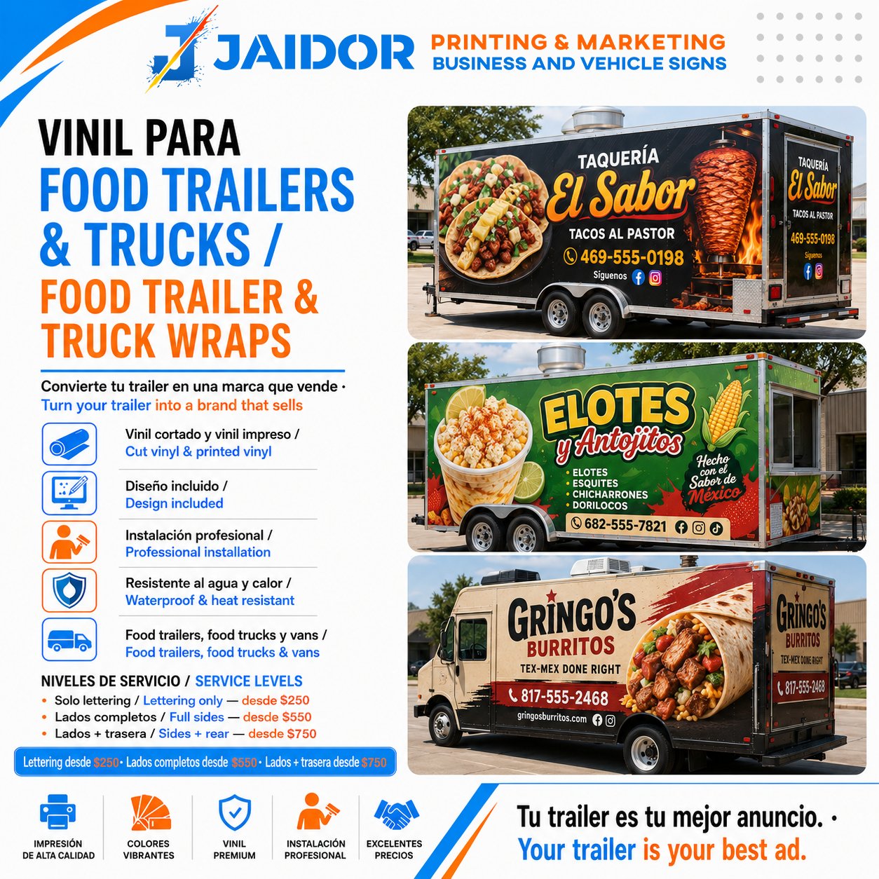 Food Trailer Wraps