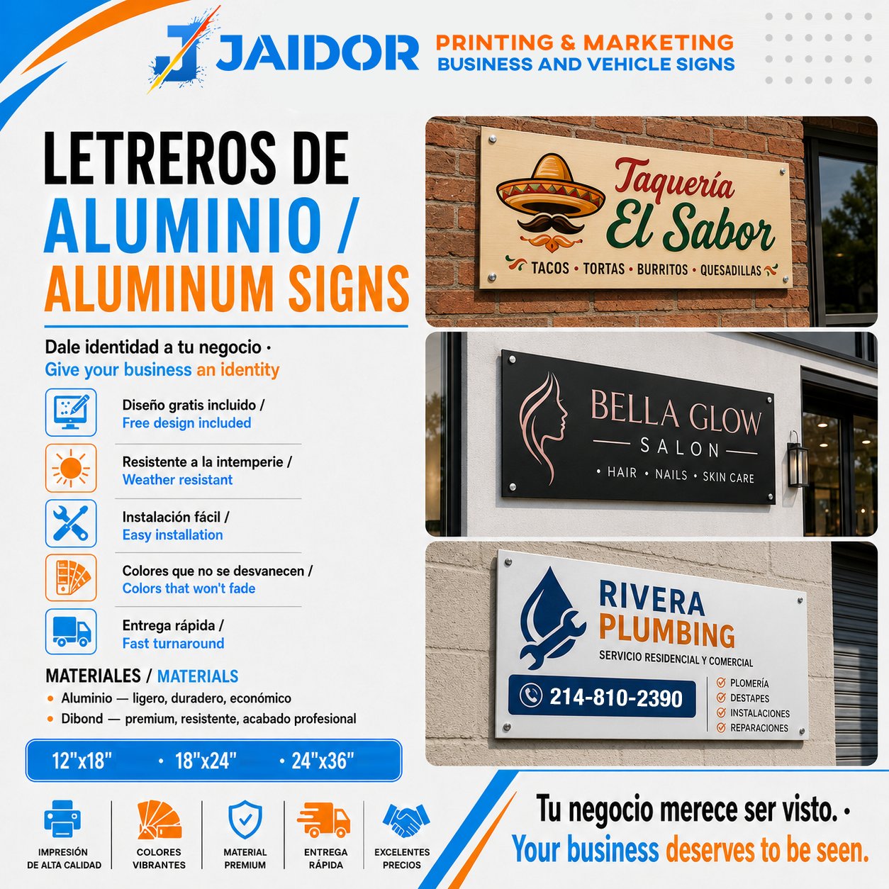 Aluminum Signs